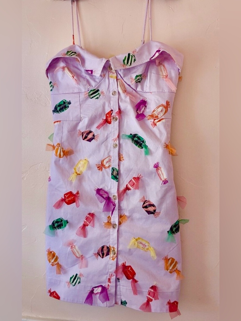 Maeve Anthropologie pinup candy mixed media tulle 3D girlcore